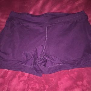 Purple shorts